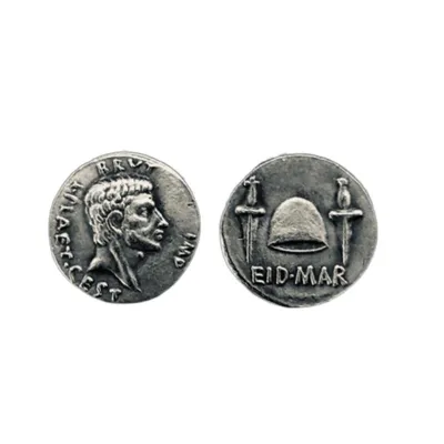 Купить Копия древней римской монеты Римский Цезарь Великая серебряная монета  студенческий подарок коллекционирование монет мира | Joom
