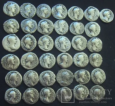 Монеты Древнего Рима (денарии) 37 штук. - «VIOLITY»