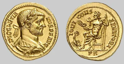 Монеты Римской Империи, Золото И Серебро. Фотография, картинки, изображения  и сток-фотография без роялти. Image 60302978