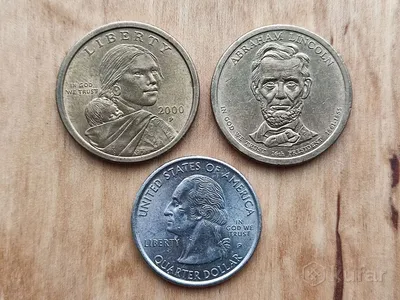 10 шт./партия, копия монеты США, 1 доллар | AliExpress