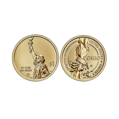 Набор из полного набора монет - серия 1 доллар США (Президенты США)