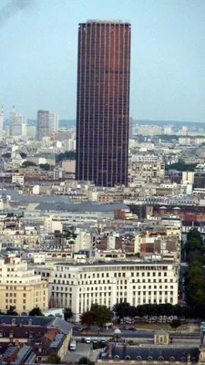 Париж, вид с башни \"Монпарнас\" | Пикабу