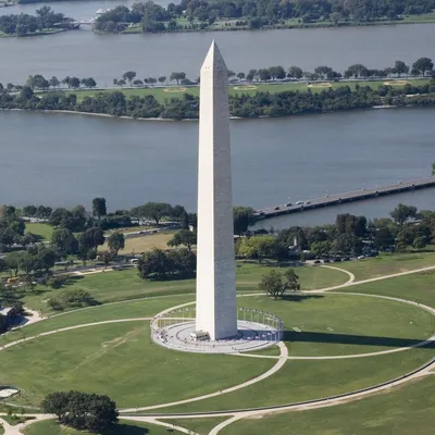 Как строили Монумент Вашингтону (Washington Monument)