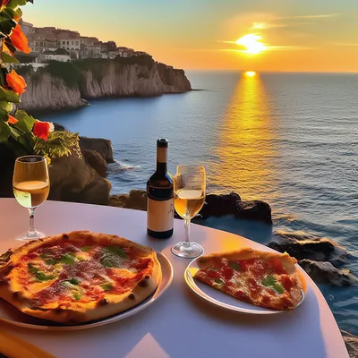 Заход солнца в Positano, побережье Амальфи, Италии Стоковое Фото -  изображение насчитывающей море, италия: 101138362