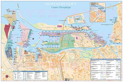 Морской Петербург - Карта \"Стивидорные компании Большого порта СПб\"