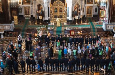 Мощи Николая Чудотворца доставили в храм Христа Спасителя в Москве