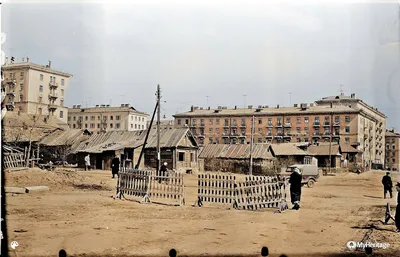 Москва. Вид здания МГУ им. Ломоносова на Ленинских горах. 1950-е. - Art of  foto