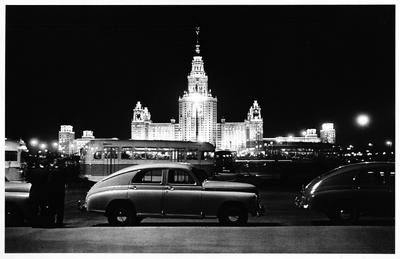 Москва. Вид здания МГУ на Ленинских горах. 1950-е. - Art of foto