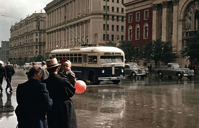 Память в кадрах - Район метро «Сокол». Москва, начало 1950-х | Facebook