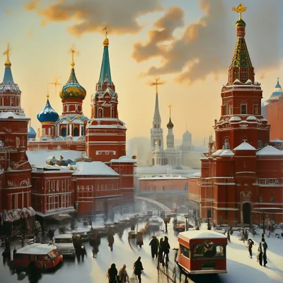 Москва 1950 год» — создано в Шедевруме