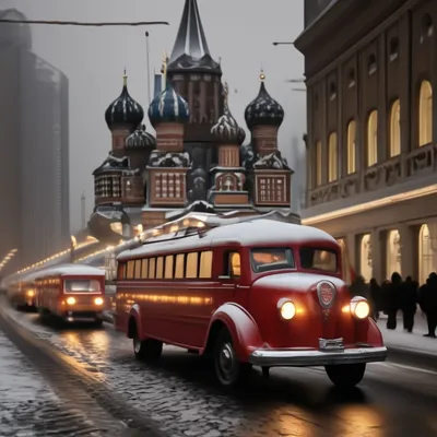 Москва,1950 год, Новый год, атмосфера…» — создано в Шедевруме