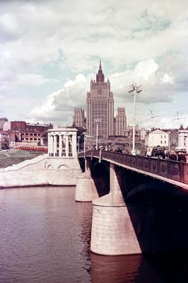 Москва 1950-х в цвете | Пикабу