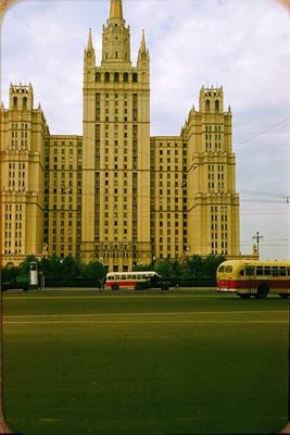 Москва 1950-ых на цветных фотографиях