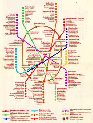 Советская Москва в 80-е годы