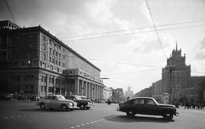 Красивые места в Москве: рисованная Москва 50-х