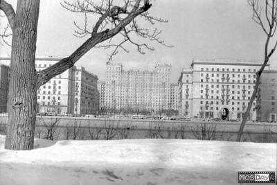 Москва 50-х годов вид сверху» — создано в Шедевруме