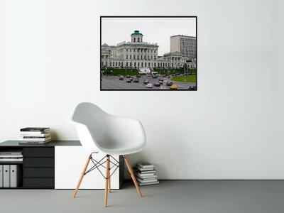 Картины для интерьера 50х70 Москва Сити ночной город - купить по низкой  цене в интернет-магазине OZON (1231938237)