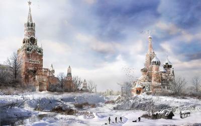 Картинки апокалипсис, москва, зима - обои 1920x1200, картинка №452825