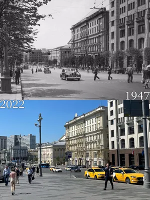 Москва тогда и сейчас. 10 фотографий показывающий как изменилась столица |  Пикабу