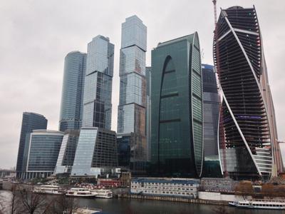 Москва-Сити. В ноябре 2013 года. Фото