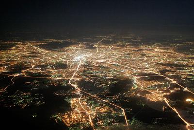 Карта: Город Москва, снимок со спутника c метками н.п. (2125x2386 px)