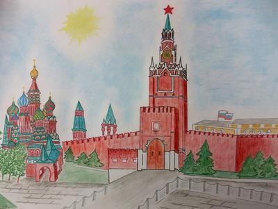 Москва картинки рисунки фотографии