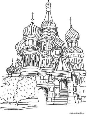 Легкий рисунок кремля - 80 фото