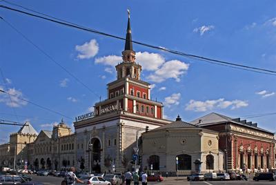 Казанский вокзал, перрон - Retro photos