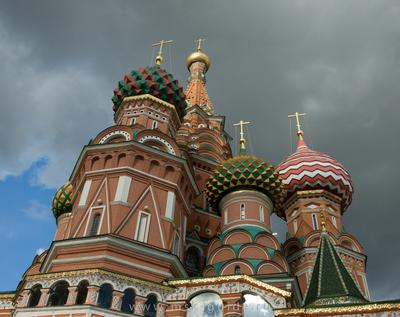 Москва Собор Покрова Пресвятой Богородицы, что на Рву Собор Василия  Блаженного Фотография