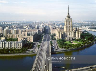Москва с высоты птичьего полёта – Кутузовский проспект - YouTube