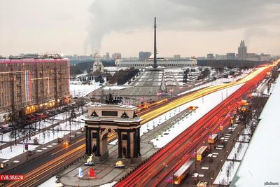 Кутузовский проспект вечером. Фотограф Tsybenko Kirill