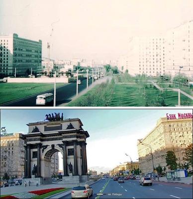 Дорогомилово и Кутузовский проспект - Вид на Москва-Сити двадцать лет назад  и сегодня 👀 Какая фотка нравится больше? Источник: \"Старая Москва\" |  Facebook