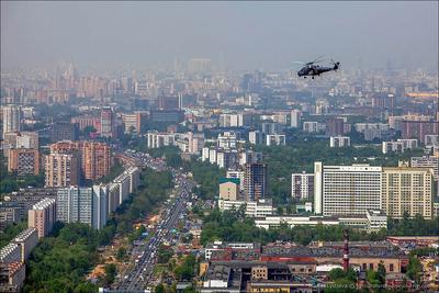 Москва, Люберцы, МКАД. Виды с вертолета, часть 1