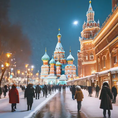 Дизайн Интерьера on Instagram: “Красивейшая Никольская улица в Москве,  украшенная перед Новым годом 😊 Нравится ид… | Winter scenery, Winter  scenes, Winter pictures