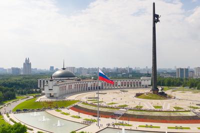 Москва Поклонная гора Церковь Георгия Победоносца Фотография