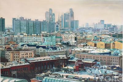 Москва-сити с высоты 500 метров - Фото с высоты птичьего полета, съемка с  квадрокоптера - PilotHub