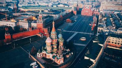 Москва с высоты птичьего полёта: | Пикабу