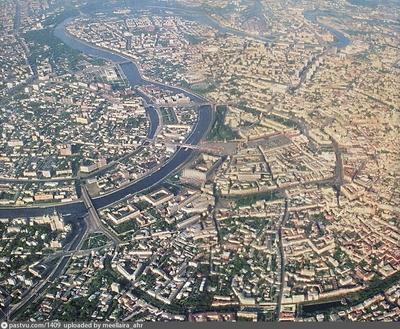 Панорама центра Москвы с высоты птичьего полёта - Retro photos