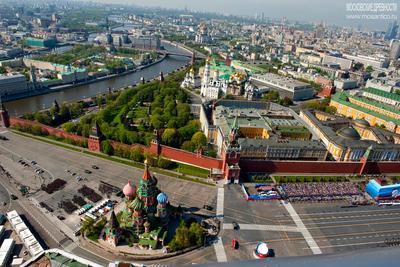 Москва с высоты птичьего полета: бизнес-центры, парки и соборы – Москва 24,  28.05.2014