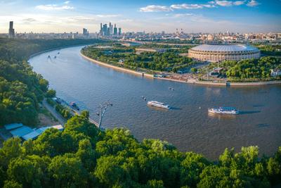 Москва с высоты птичьего полёта» — создано в Шедевруме