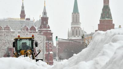 Снегопад в Москве | РИА Новости Медиабанк