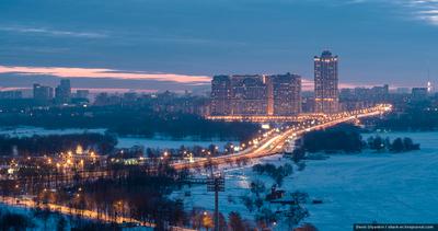 Москва. Рассвет в Строгино