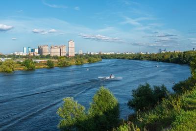 Река Москва в районе Строгино / Пейзажи / Клуб владельцев техники Olympus
