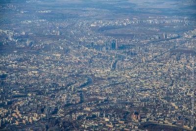 Вид сверху: Москва высокая.