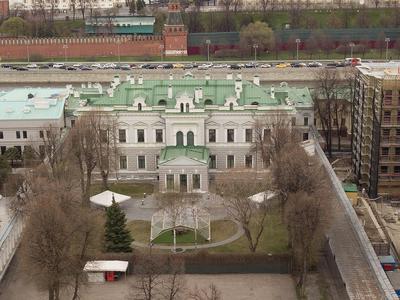 Москва вид сверху» — создано в Шедевруме