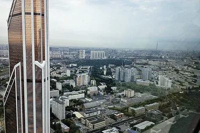Виды на Москву с высоты 55-го этажа | Пикабу