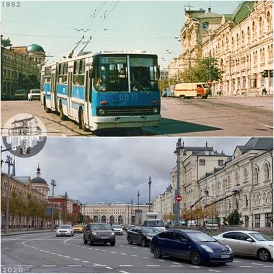 Фотосравнения Москва 90-е. 2 часть