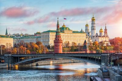 Москва в ноябре.