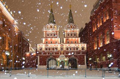 Снегопад в Москве. Фоторепортаж — РБК