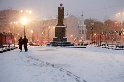 Москва в снегу